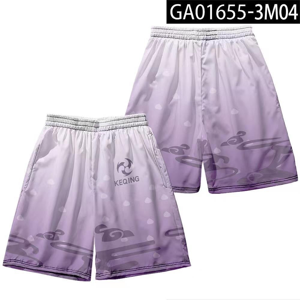 Genshin Impact Short-sleeved T-shirt Tingni Kuaiyu Pain Clothes Summer Animation Cos Clothes
