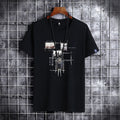 Short sleeve cotton summer man t-shirt casual loost men tshirt cool o-neck oversized t shirt male T shirt clothes for teens