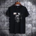 Short sleeve cotton summer man t-shirt casual loost men tshirt cool o-neck oversized t shirt male tee shirt clothes for teens