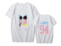 BTS LOVE YOURSELF World Tour Around The Support Clothes With The Same Short-Sleeved T-Shirt