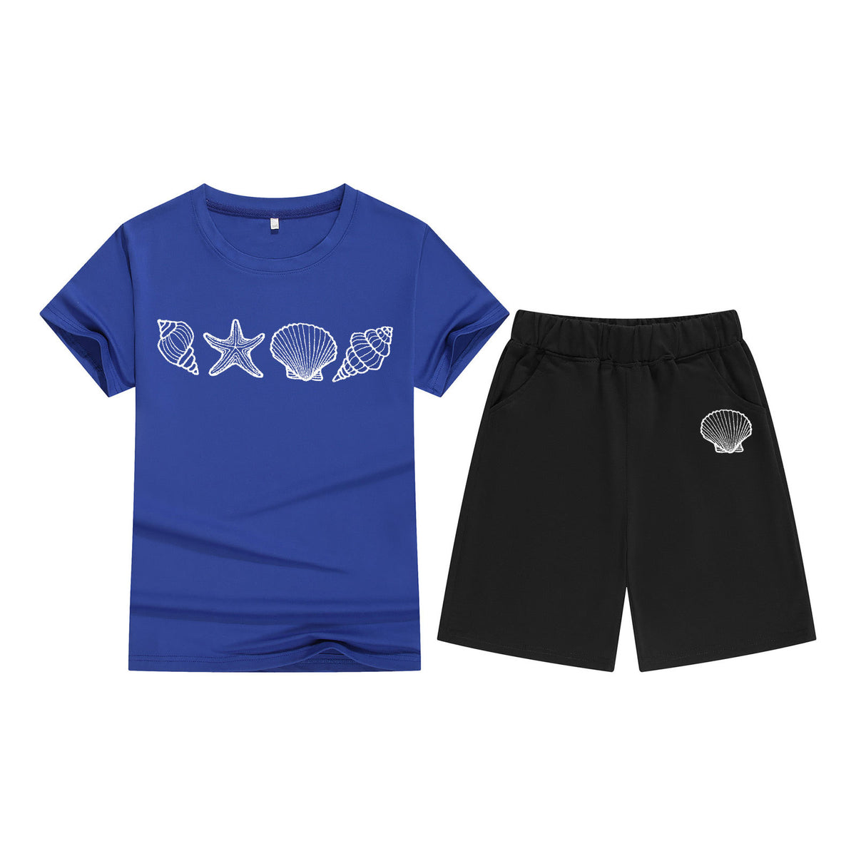 Cotton T-Shirt Short Sleeve Candy Color Comfortable Kids Round Neck Tee Printed Picture Pattern Embroidered Print